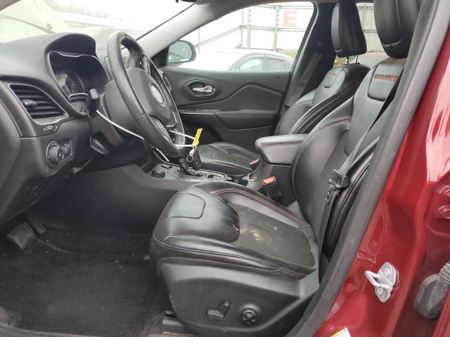 1C4PJMBX7KD253583 - 2019 JEEP CHEROKEE TRAILHAWK BURGUNDY photo 7