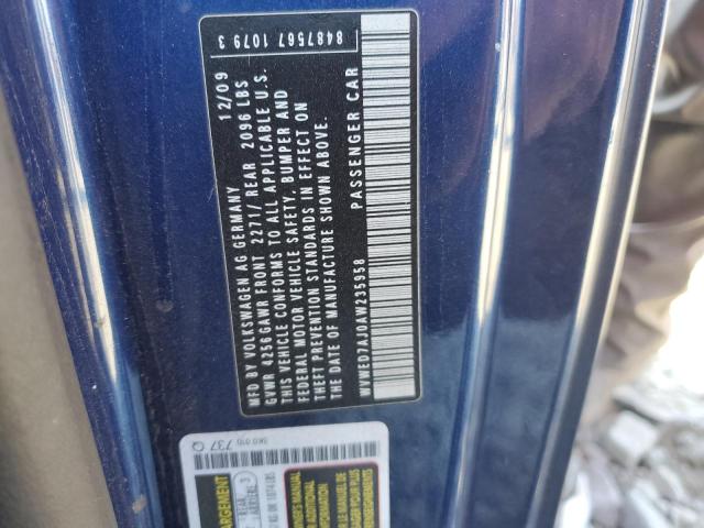 WVWED7AJ0AW235958 - 2010 VOLKSWAGEN GTI 紫色 照片 12