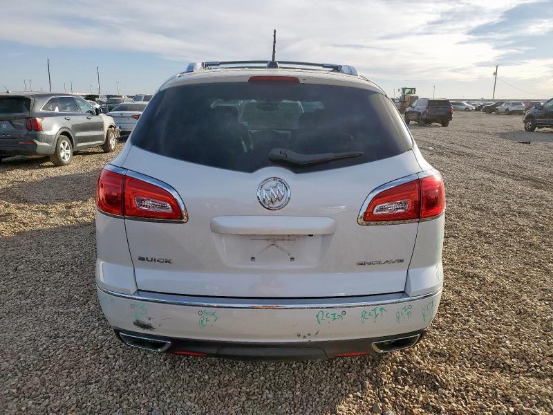5GAKRBKD1GJ304275 - 2016 BUICK ENCLAVE WHITE photo 6