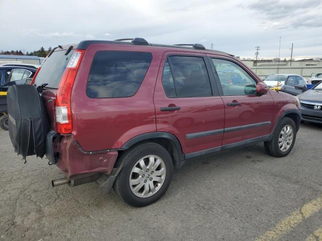 SHSRD78806U402845 - 2006 HONDA CR-V EX MAROON photo 3