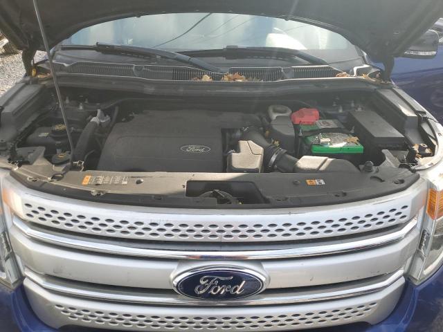 1FM5K8D82DGC09652 - 2013 FORD EXPLORER XLT Niebieski zdjęcie 12