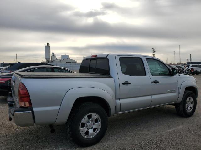 5TEJU62N48Z536983 - 2008 TOYOTA TACOMA DOUBLE CAB PRERUNNER SILVER photo 3