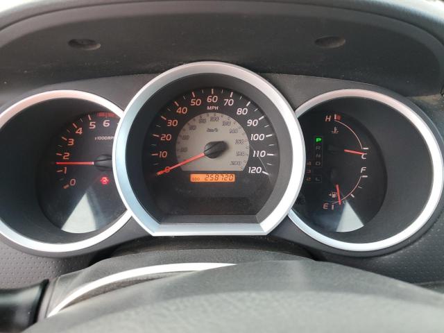 5TEJU62N48Z536983 - 2008 TOYOTA TACOMA DOUBLE CAB PRERUNNER SILVER photo 9