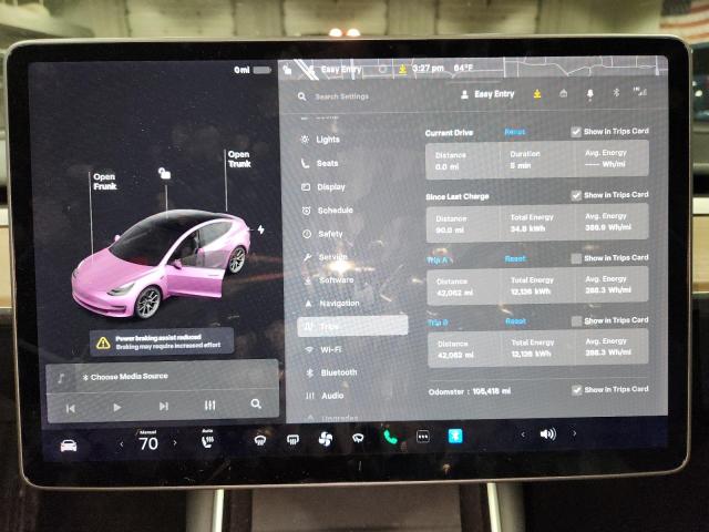 5YJ3E1EB3JF156132 - 2018 TESLA MODEL 3 Սև լուսանկար 9