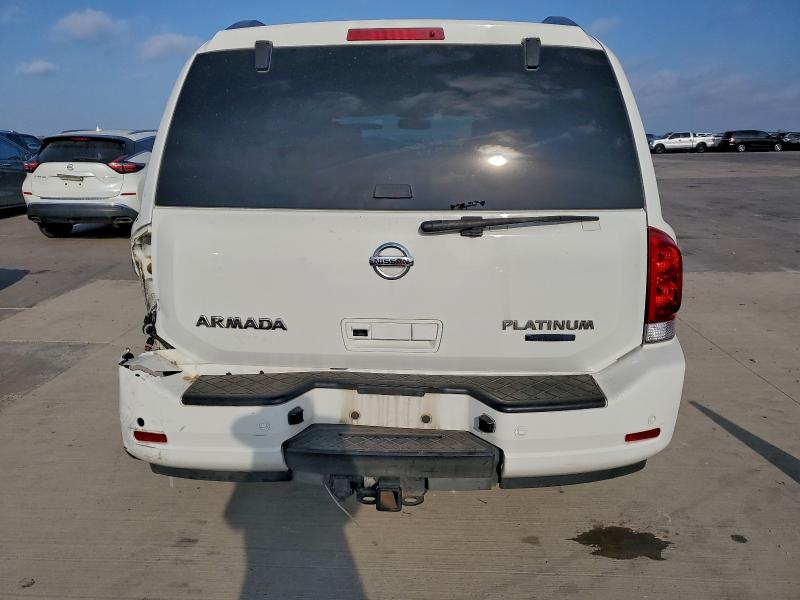 5N1BA0NF4BN608947 - 2011 NISSAN ARMADA PLATINUM თეთრი ფოტო 6
