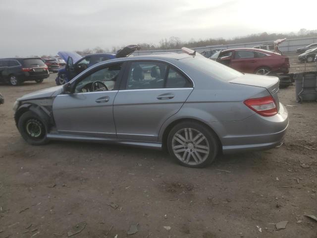 WDDGF81X08F139650 - 2008 MERCEDES-BENZ C 300 4MATIC SILVER photo 2