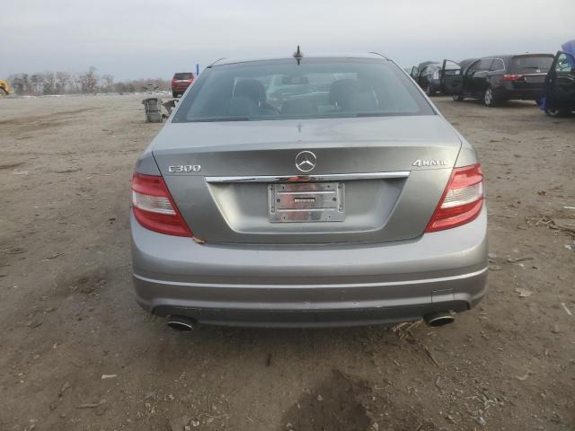 WDDGF81X08F139650 - 2008 MERCEDES-BENZ C 300 4MATIC SILVER photo 6