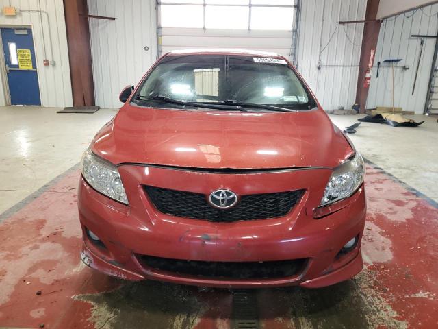 1NXBU4EE1AZ165988 - 2010 TOYOTA COROLLA BASE 勃艮第红 照片 5