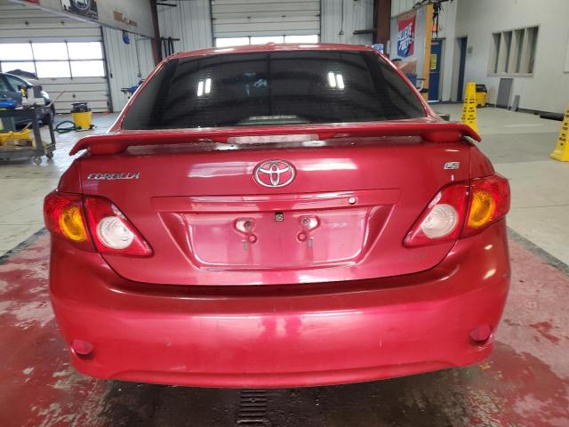 1NXBU4EE1AZ165988 - 2010 TOYOTA COROLLA BASE 勃艮第红 照片 6