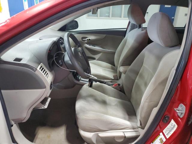 1NXBU4EE1AZ165988 - 2010 TOYOTA COROLLA BASE 勃艮第红 照片 7