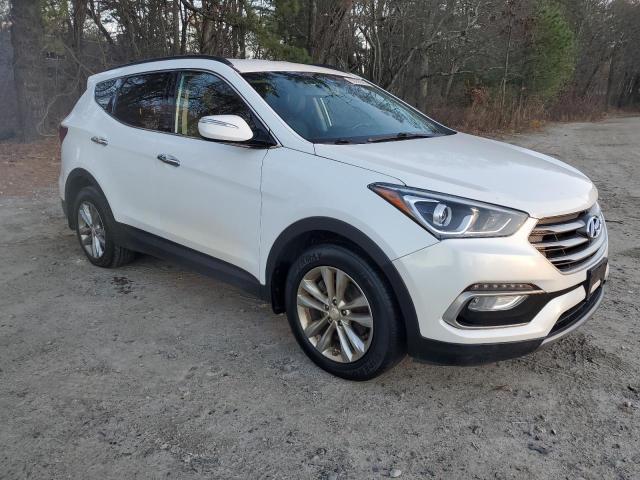 5NMZUDLA2JH071015 - 2018 HYUNDAI SANTA FE S WHITE photo 4