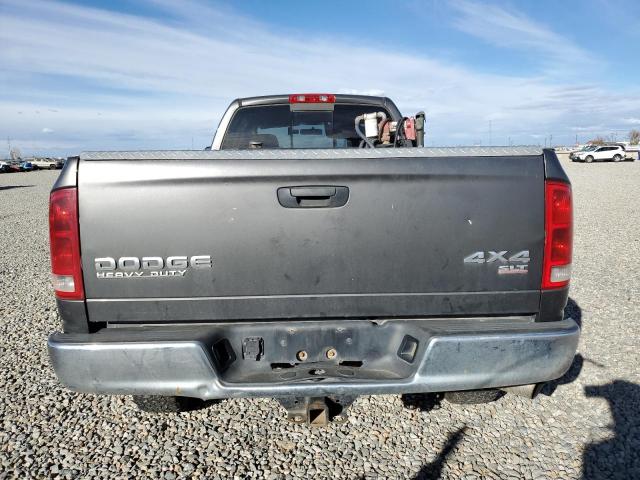 3D7KU28CX3G714604 - 2003 DODGE RAM 2500 ST Gris foto 6