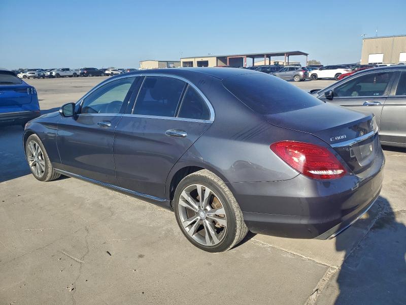 WDDWF4KB7GR144283 - 2016 MERCEDES-BENZ C 300 4MATIC GRAY photo 2