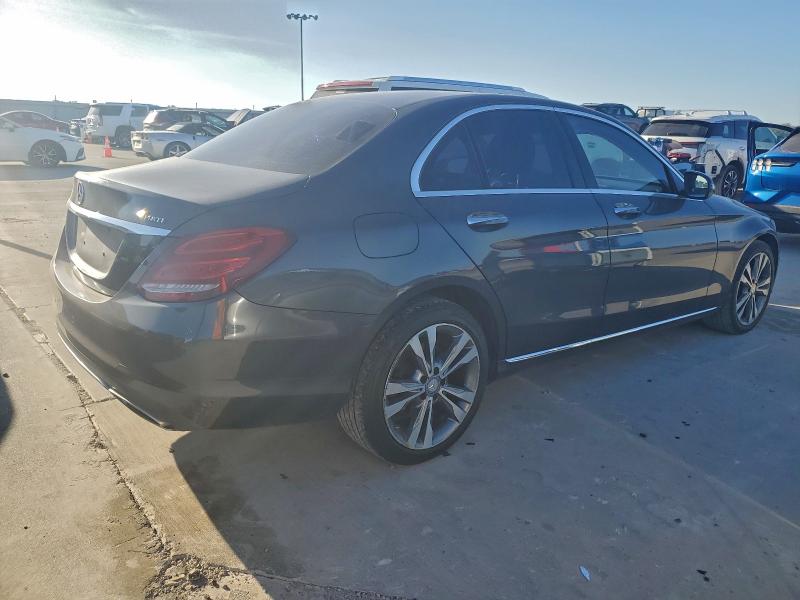 WDDWF4KB7GR144283 - 2016 MERCEDES-BENZ C 300 4MATIC GRAY photo 3