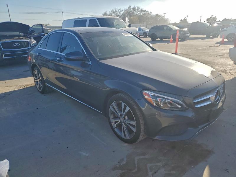 WDDWF4KB7GR144283 - 2016 MERCEDES-BENZ C 300 4MATIC GRAY photo 4