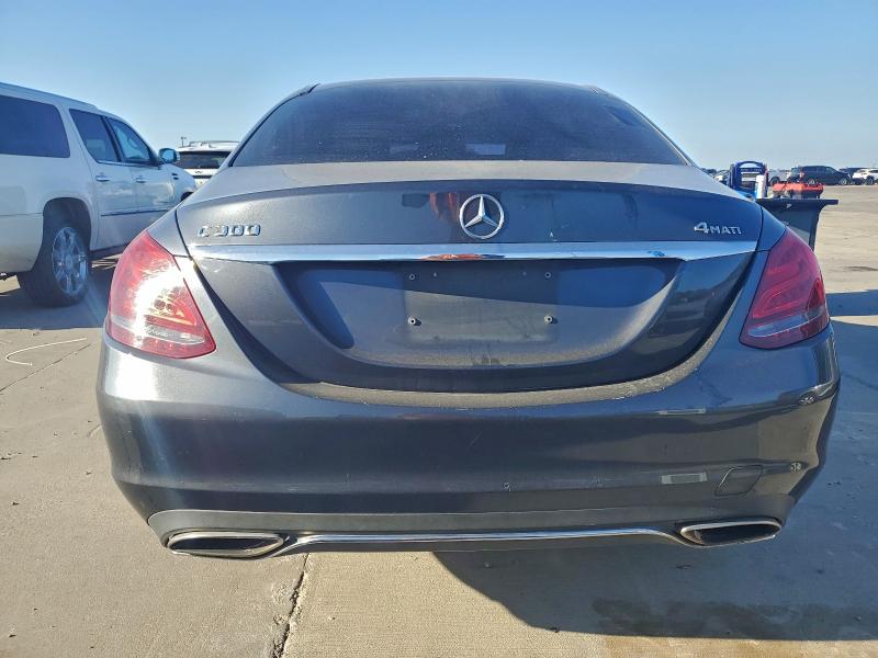 WDDWF4KB7GR144283 - 2016 MERCEDES-BENZ C 300 4MATIC GRAY photo 6