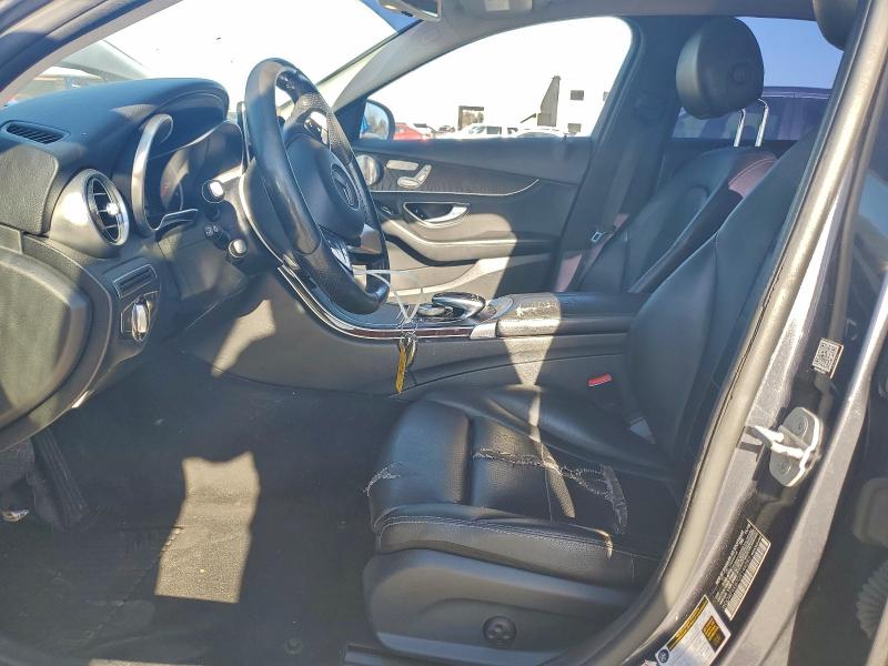 WDDWF4KB7GR144283 - 2016 MERCEDES-BENZ C 300 4MATIC GRAY photo 7