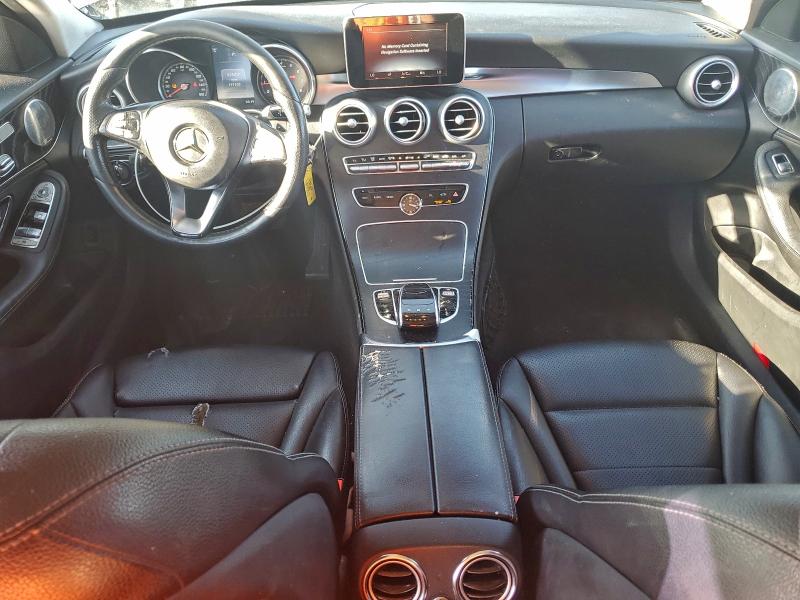 WDDWF4KB7GR144283 - 2016 MERCEDES-BENZ C 300 4MATIC GRAY photo 8