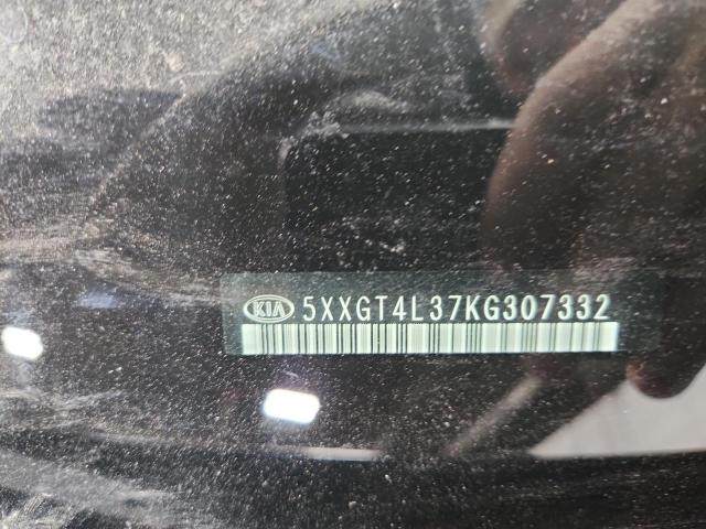 5XXGT4L37KG307332 - 2019 KIA OPTIMA LX BLACK photo 12