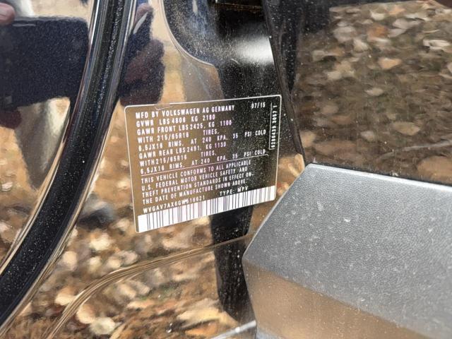 WVGAV7AX6GW516621 - 2016 VOLKSWAGEN TIGUAN S BLACK photo 10