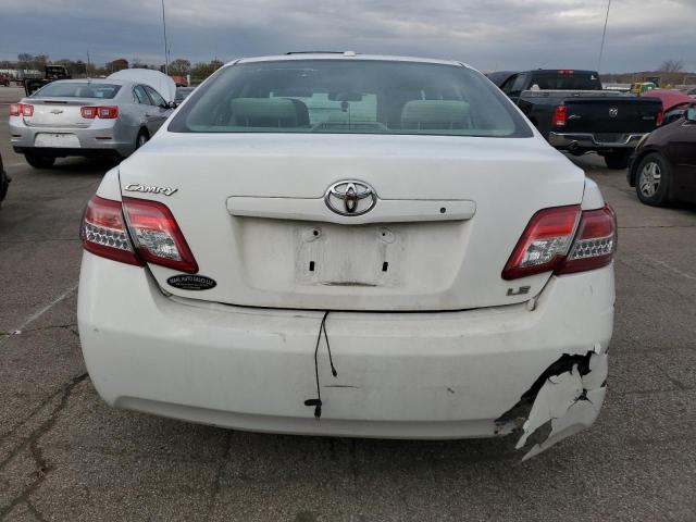 4T4BF3EK7BR090988 - 2011 TOYOTA CAMRY BASE WHITE photo 6