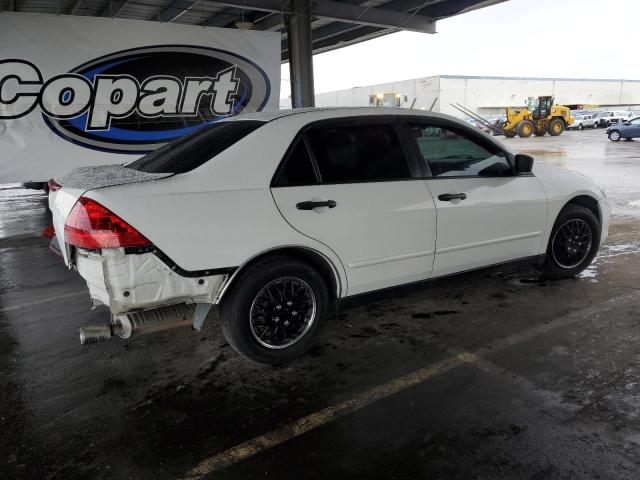 1HGCM56146A025289 - 2006 HONDA ACCORD VALUE WHITE photo 3