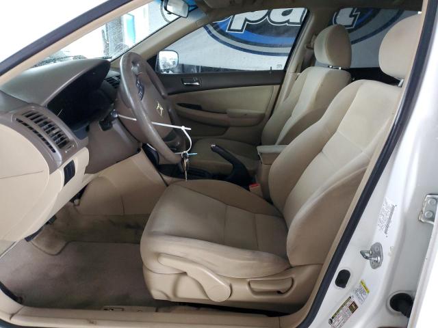 1HGCM56146A025289 - 2006 HONDA ACCORD VALUE WHITE photo 7