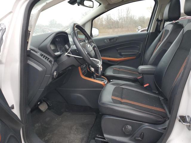 MAJ6P1CL9JC210720 - 2018 FORD ECOSPORT SES أبيض صورة 7