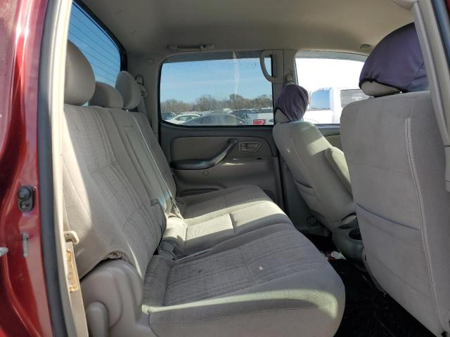 5TBDT441X6S537685 - 2006 TOYOTA TUNDRA DOUBLE CAB SR5 BURGUNDY photo 10