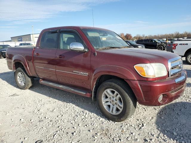 5TBDT441X6S537685 - 2006 TOYOTA TUNDRA DOUBLE CAB SR5 BURGUNDY photo 4