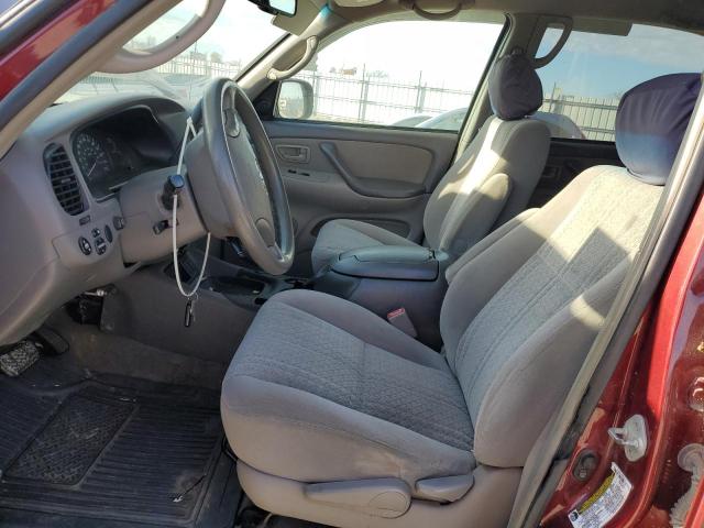 5TBDT441X6S537685 - 2006 TOYOTA TUNDRA DOUBLE CAB SR5 BURGUNDY photo 7