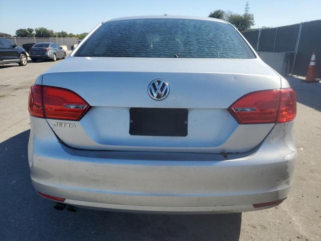 3VW2K7AJ9EM226428 - 2014 VOLKSWAGEN JETTA BASE SILVER photo 6
