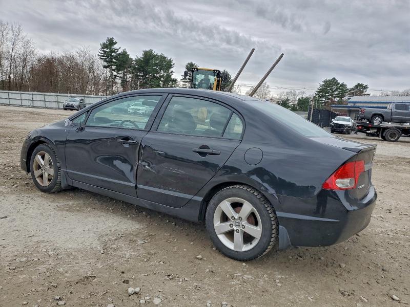 19XFA1E67AE037131 - 2010 HONDA CIVIC LX-S BLACK photo 2