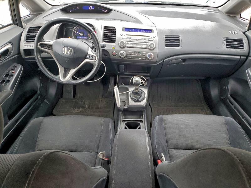 19XFA1E67AE037131 - 2010 HONDA CIVIC LX-S BLACK photo 8