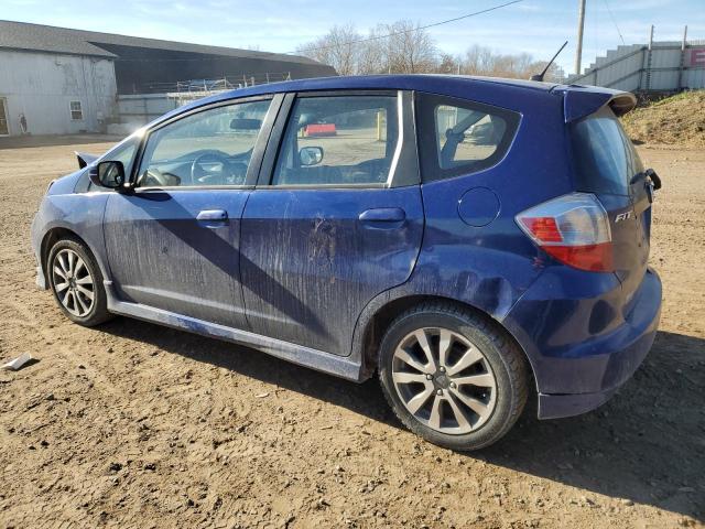 JHMGE8H53DC062459 - 2013 HONDA FIT SPORT ლურჯი ფოტო 2