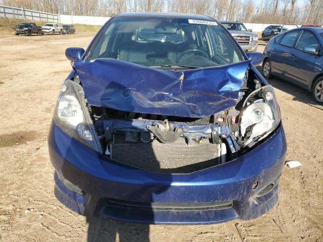 JHMGE8H53DC062459 - 2013 HONDA FIT SPORT ლურჯი ფოტო 5