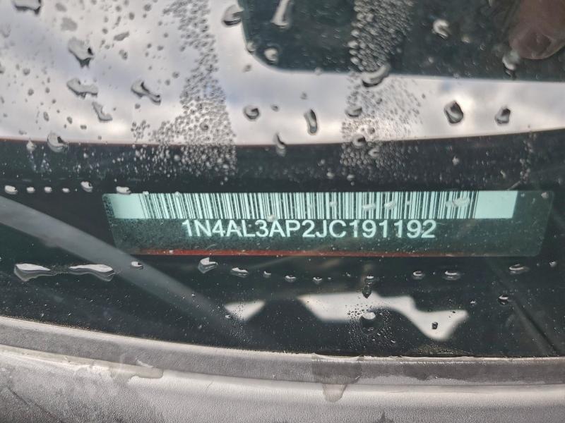 1N4AL3AP2JC191192 - 2018 NISSAN ALTIMA 2.5 Bordo fotoğraf 12