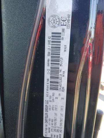 1C4HJWEG7DL563110 - 2013 JEEP WRANGLER U SAHARA Czarny zdjęcie 12