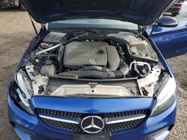 55SWF8EB2KU313121 - 2019 MERCEDES-BENZ C 300 4MATIC BLUE photo 11