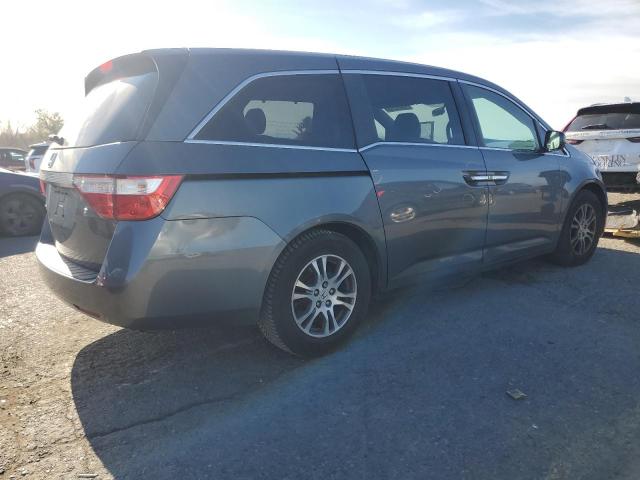 5FNRL5H47DB054244 - 2013 HONDA ODYSSEY EX GRAY photo 3