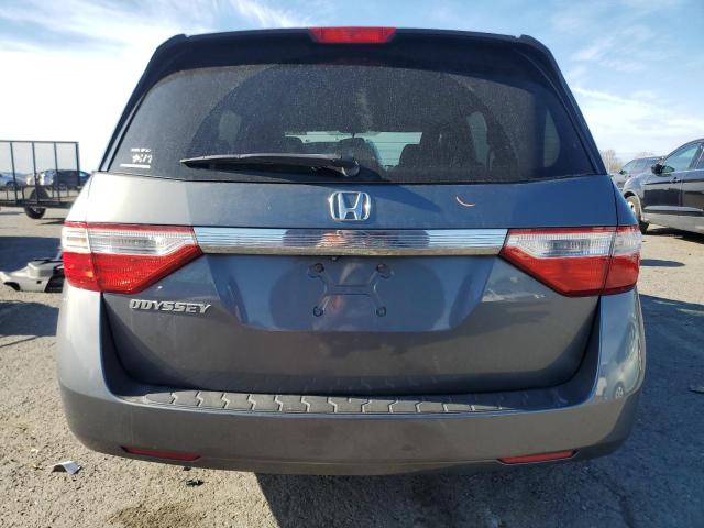 5FNRL5H47DB054244 - 2013 HONDA ODYSSEY EX GRAY photo 6