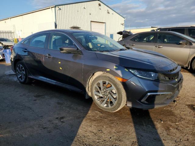 2HGFC2F76LH007425 - 2020 HONDA CIVIC EX GRAY photo 4