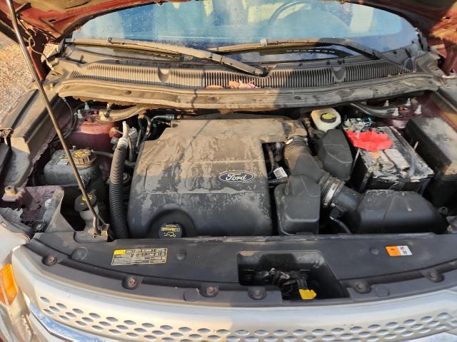 1FMHK8D88BGA04220 - 2011 FORD EXPLORER XLT Бордовый фото 12