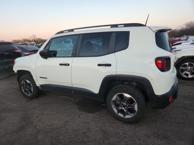 ZACCJBAB9JPG80935 - 2018 JEEP RENEGADE SPORT WHITE photo 2