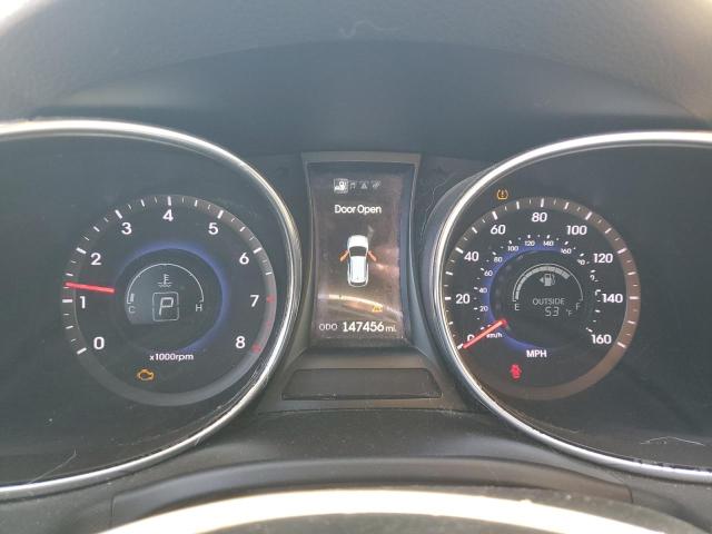 5XYZU3LA8DG014486 - 2013 HYUNDAI SANTA FE S SILVER photo 9