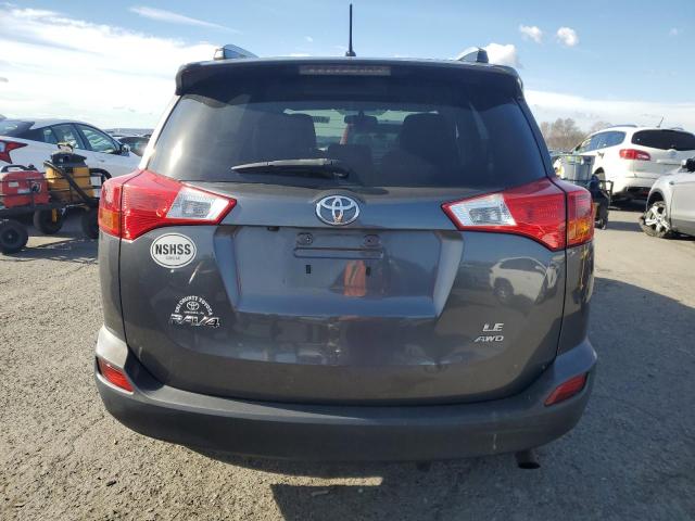 2T3BFREV0DW106885 - 2013 TOYOTA RAV4 LE GRAY photo 6