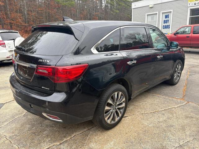 5FRYD4H42GB061768 - 2016 ACURA MDX TECHNOLOGY أسود صورة 4