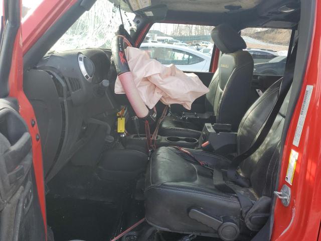 1C4HJWEG7FL556659 - 2015 JEEP WRANGLER U SAHARA Rot Foto 7