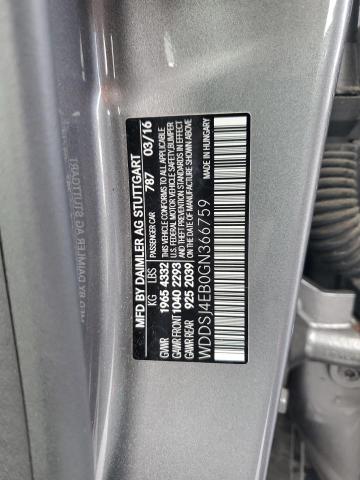 WDDSJ4EB0GN366759 - 2016 MERCEDES-BENZ CLA 250 GRAY photo 13