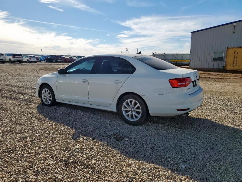 3VWD07AJ5FM284908 - 2015 VOLKSWAGEN JETTA SE WHITE photo 2